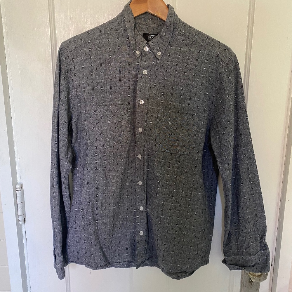 Men’s Suburban Riot Chambray Button Down Shirt